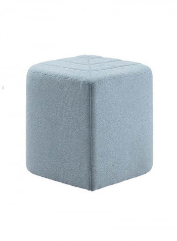 Leaf Shaped Fabric Stool Blue 43x43x43centimeter