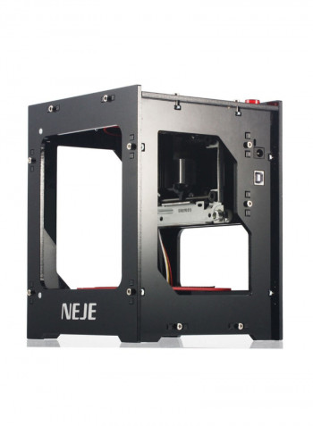 Aluminum Smart Mini Engraving Machine Black 16 x 14.5 x 19centimeter