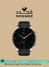Renewed - GTR 2 Smartwatch with 3D Curved Bezel-less Design Silver