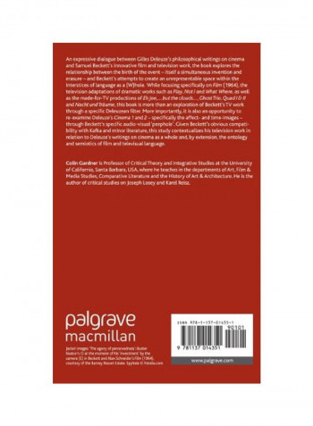 Beckett, Deleuze And The Televisual Event: Peephole Art Hardcover