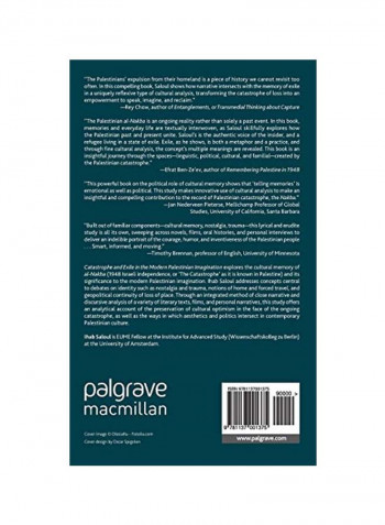 Catastrophe And Exile In The Modern Palestinian Imagination: Telling Memories Hardcover