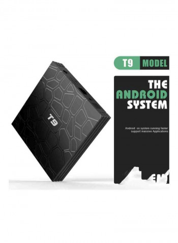 T9 4K Android TV Box XD4479001 Black