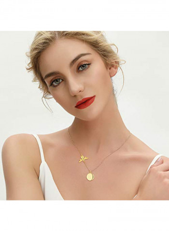 Sterling Bee Locket Necklace