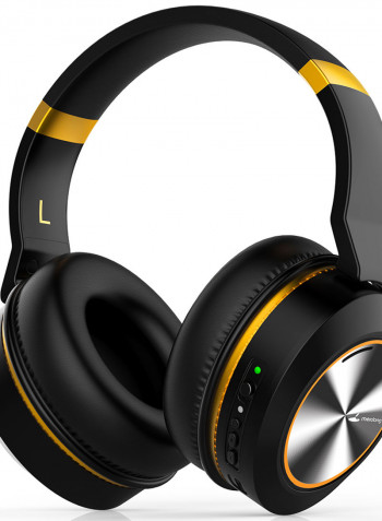 E8 Wireless Stereo Noise Cancelling Over-Ear Headphones Black