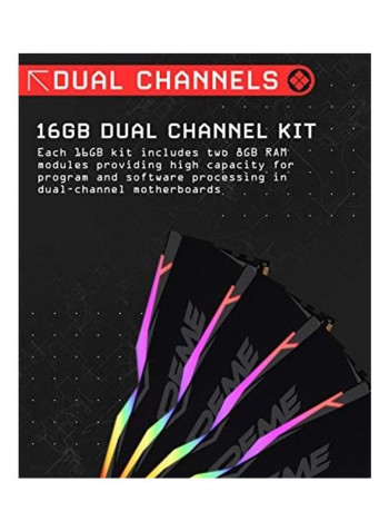 RAM Memory Kit 16GB Multicolour