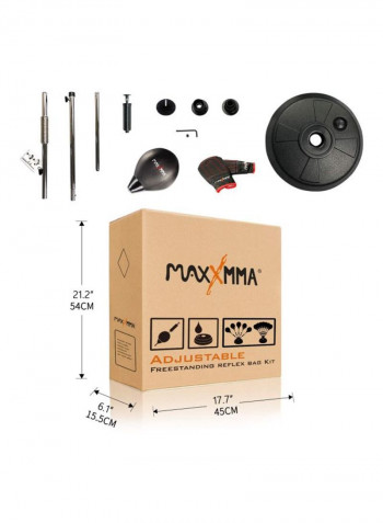 Speed Adjustable Freestanding Reflex Bag Kit