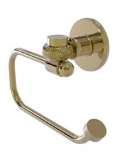 Continental Collection Euro Style Tissue Twisted Accents Toilet Paper Holder Gold