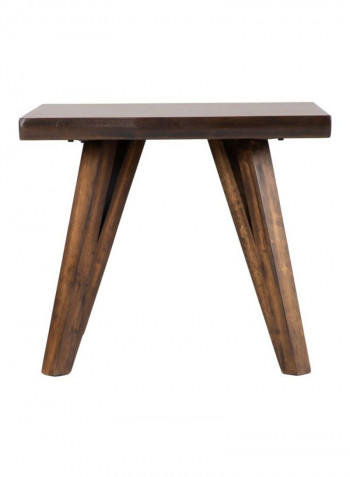 Sunny Wooden End Table Brown 133x48x68centimeter