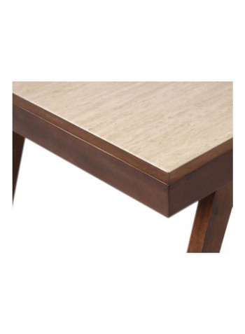 Zenith Coffee Table Cream/Brown 120x45x60centimeter
