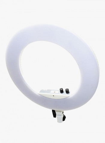 Ring Light With Stand Mirror And Bracket White