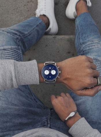 Men's Stainless Steel Analog Wrist Watch D-BT01-BLUS