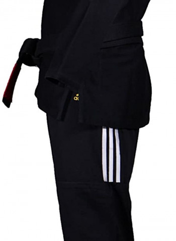 Contest Brazilian Jiu-Jitsu Uniform - Black, A2 A2