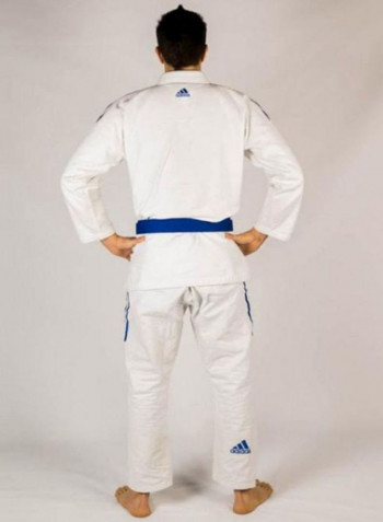 Contest Brazilian Jiu-Jitsu Uniform - Brilliant White, A4 A4