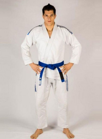 Contest Brazilian Jiu-Jitsu Uniform - Brilliant White, A4 A4
