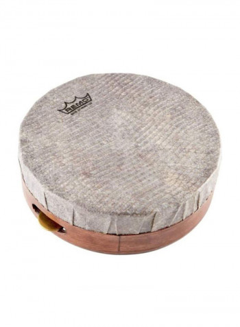 Traditional Kanjira Veneer Hand Drum 7-Inch