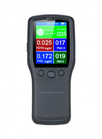 Air Quality Monitor Portable Formaldehyde Detector Multicolour