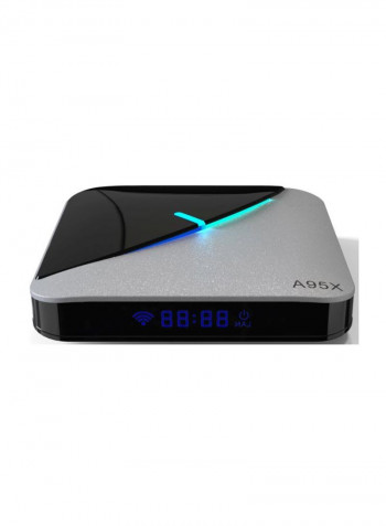 Android Set Top Box With Remote Control For Smart TV A95X F3 Black