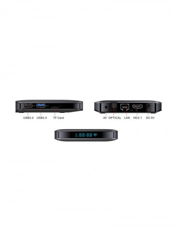 F3 Android Smart TV Box With Remote Control A95X Black