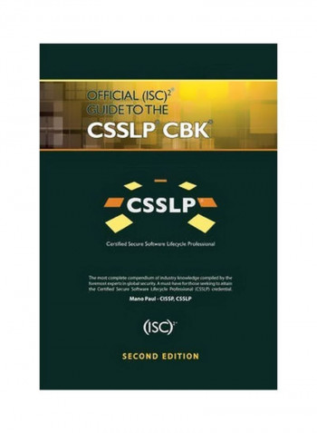Official (ISC)2 Guide To The CSSLP CBK Hardcover 2