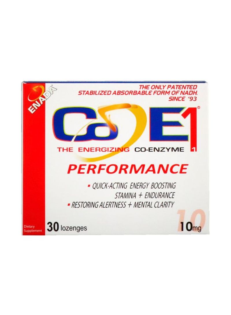 The Energizing Co-Enzyme Performance 10 mg - 30 Lozenges