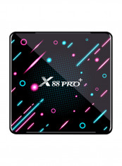 Android 9.0 Smart TV Set Top Box X88 PRO PLUS Black