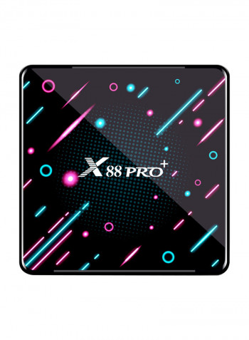 Android 9.0 Smart TV Set Top Box X88 PRO PLUS Black
