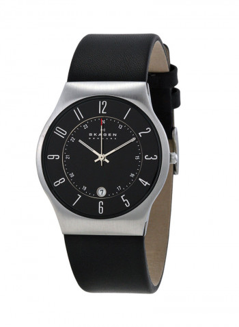 Men's Leather Analog Watch 233XXLSLB