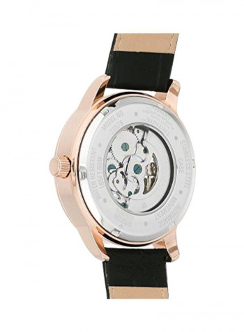 Men's Leather Strap Analog Watch 22579