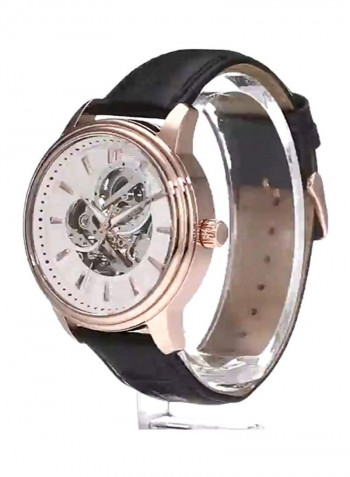 Men's Leather Strap Analog Watch 22579