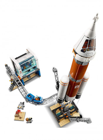 837-Piece Deep Space Rocket And Launch Control Building Set 60228 18.9x14.88x3.7inch