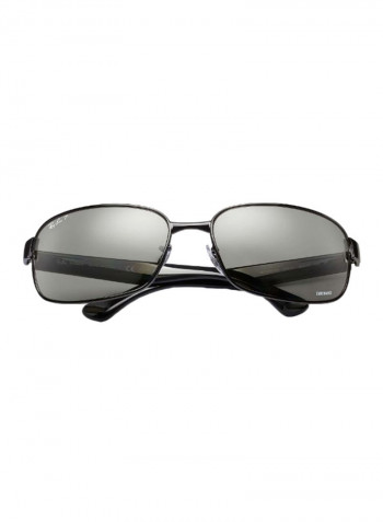 Men's Classic Square Sunglasses - Lens Size: 65 mm