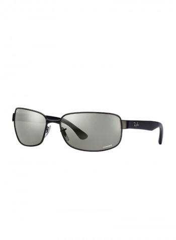 Men's Classic Square Sunglasses - Lens Size: 65 mm