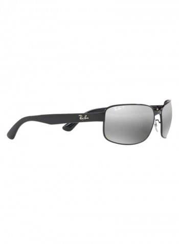Men's Classic Square Sunglasses - Lens Size: 65 mm