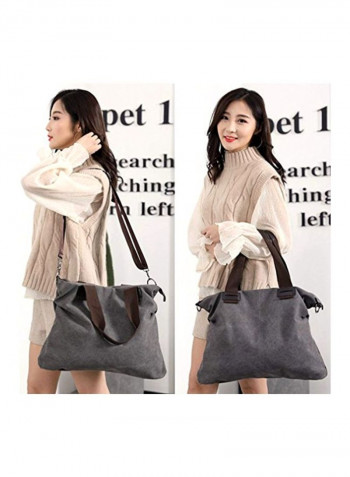 Travel Tote Bag Grey