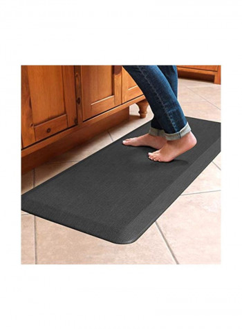Anti-Fatigue Kitchen Mat Black 48x20inch