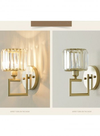 E27 LED Crystal Wall Lamp Warm White
