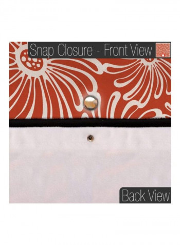 Spice Duvet Cover Polyester Red/White 88x88inch