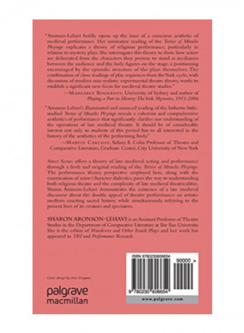Street Scenes: Late Medieval Acting And Performance Hardcover