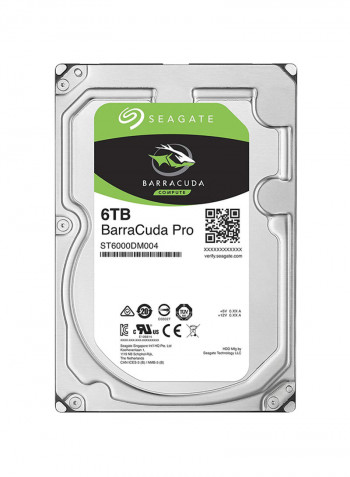 Barracuda Internal Hard Drive 6TB Silver