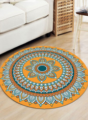 Soft Fluffy Floor Doormat Multicolour 120 x 140centimeter