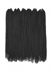 Pack Of 6 Braid Crochet Hair Extension Black 1centimeter