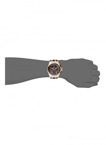Men's Water Resistant Chronograph Watch ELINI-20008-RG-01-BB