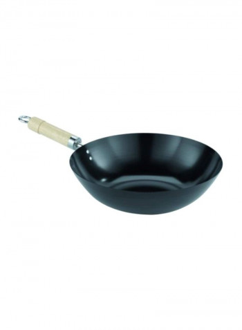 Non-stick Chinese Wok Pan Black/Beige 13inch