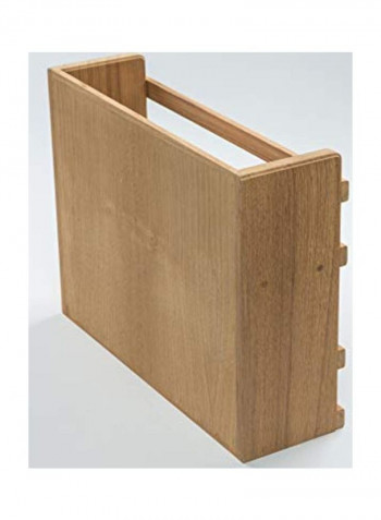 Two-Tier Spice Rack Beige 13.12x10.12x4.25inch