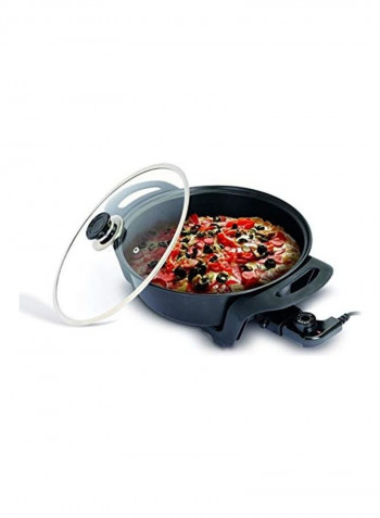 Electric Granite Cast Iron Cookware Black/Clear 14 x 18 x 6inch