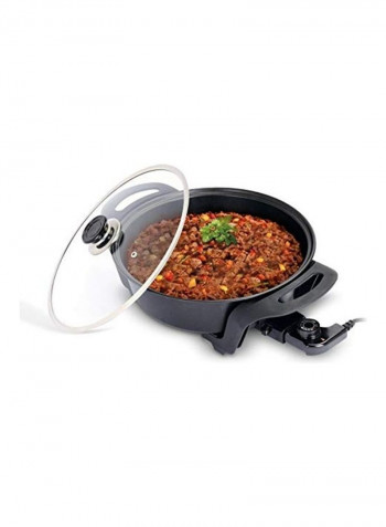 Electric Granite Cast Iron Cookware Black/Clear 14 x 18 x 6inch