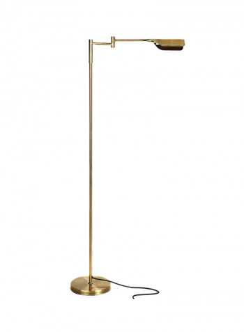 Leaf LED Floor Lamp Gold 17x11.5x3.8inch