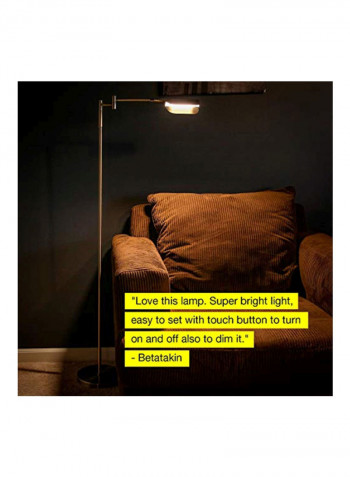 Leaf LED Floor Lamp Gold 17x11.5x3.8inch