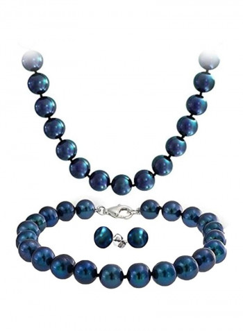 3-Piece Pearl Jewellery Set