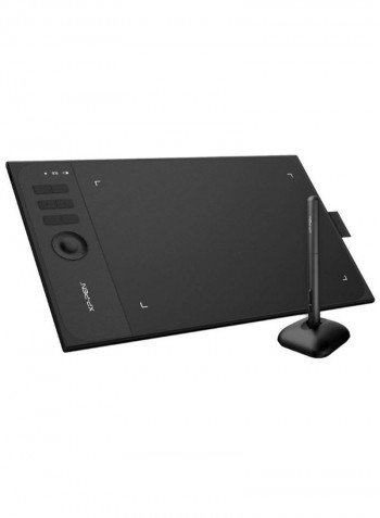 Wireless Graphics Art Drawing Tablet Star 06 With Pen 10 x 6inch Black